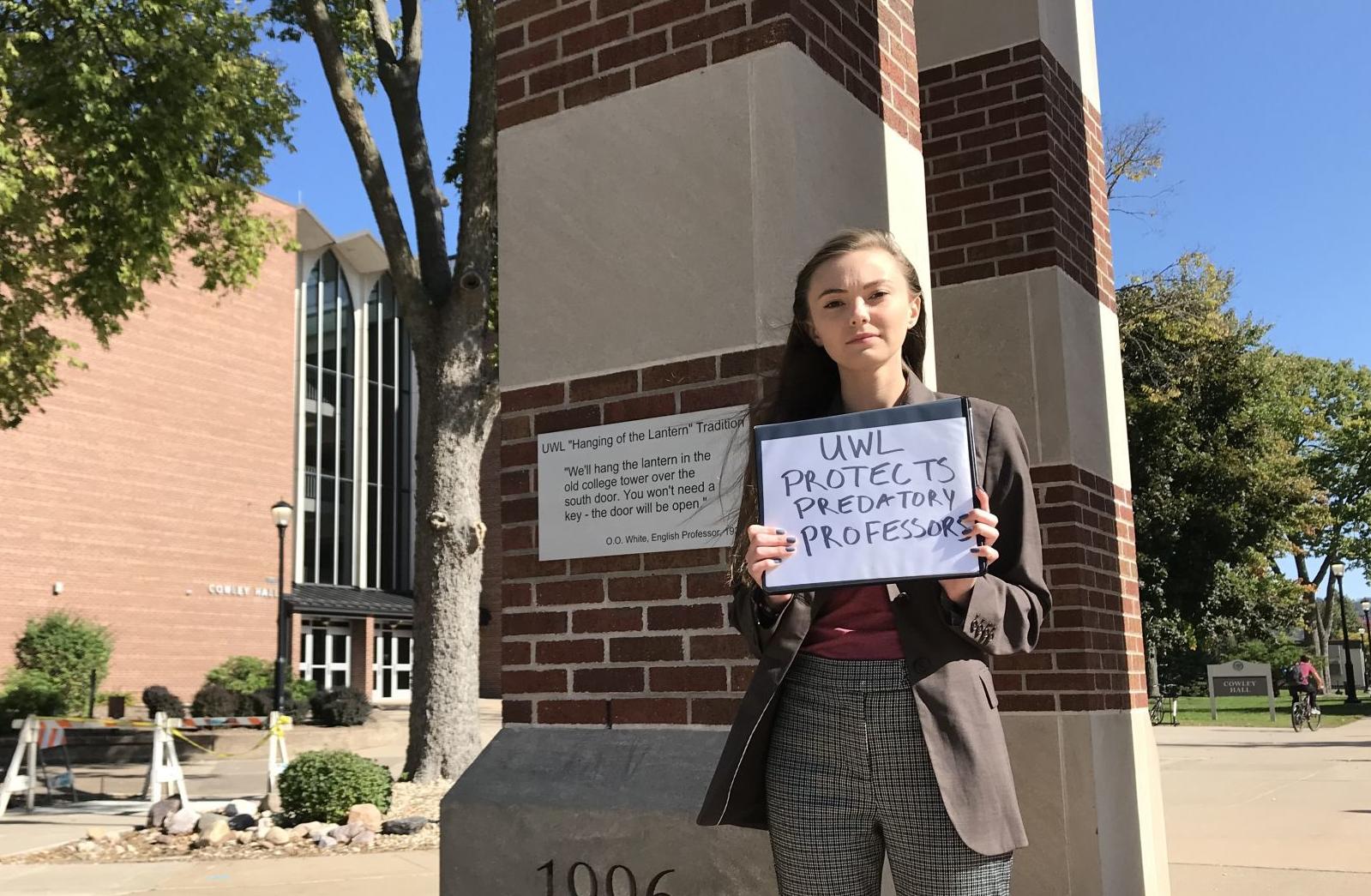 Kendra Whelan protest